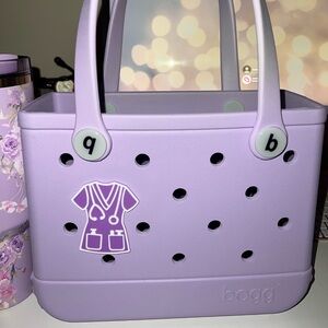 I lilac you BOGG bag with scrub charm